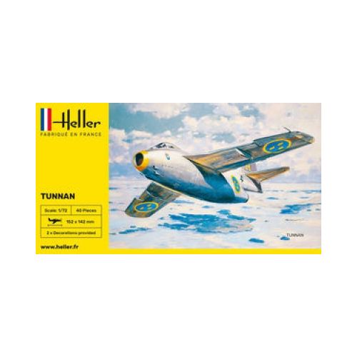 STARTER KIT Kampfjet SAAB J 29 TUNNAN 1:72 - 3