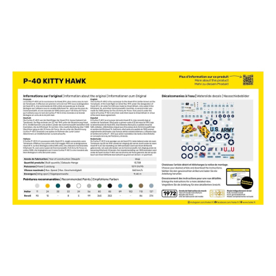 STARTER KIT P-40 Kitty Hawk  1:72 - 4