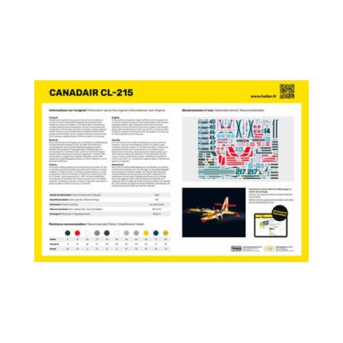 STARTER KIT Löschflugzeug Canadair CL-215  1:72 - 4