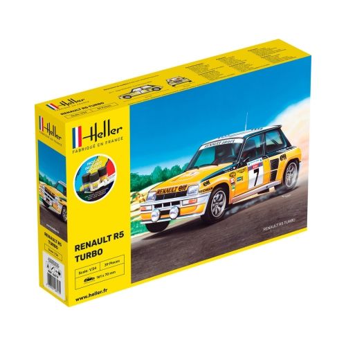 STARTER KIT Rallyewagen Renault R5 Turbo 1:24