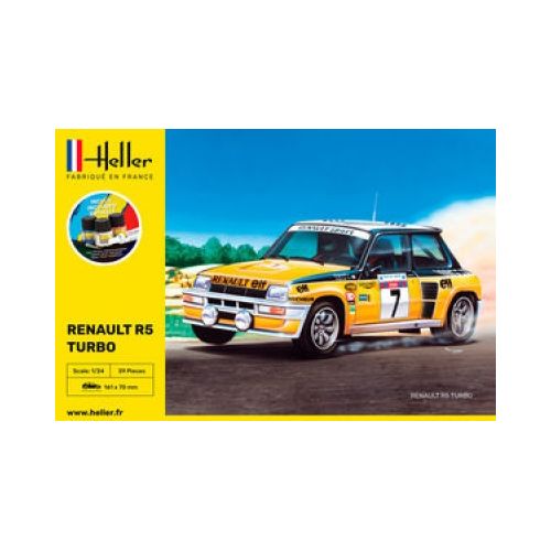 STARTER KIT Rallyewagen Renault R5 Turbo 1:24 - 3