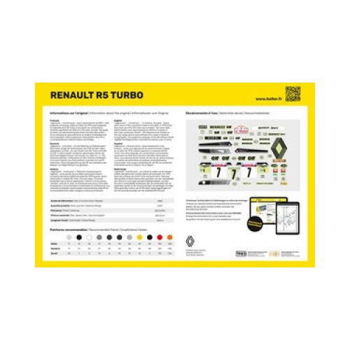 STARTER KIT Rallyewagen Renault R5 Turbo 1:24 - 4