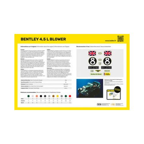 STARTER KIT Bentley Blower  1:24 - 4