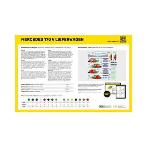 STARTER KIT MB 170 Lieferwagen  1:24 - 4