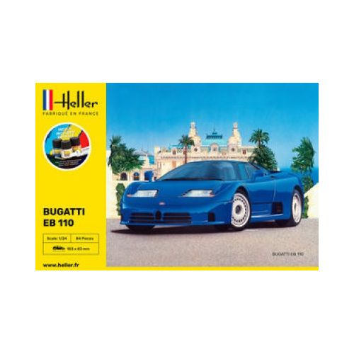 STARTER KIT BUGATTI EB 110  1:24 - 3