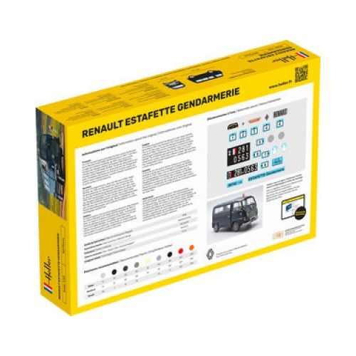 STARTER KIT RENAULT Estafette Gendarmerie New Mould 1:24 - 2