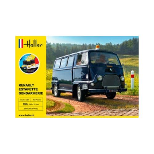 STARTER KIT RENAULT Estafette Gendarmerie New Mould 1:24 - 3