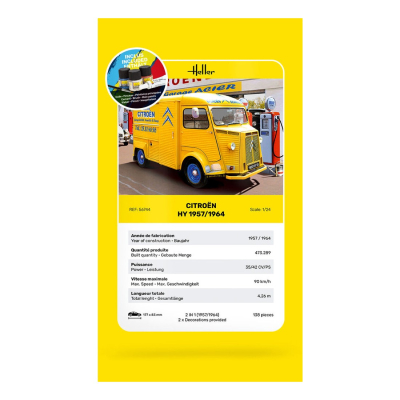 STARTER KIT CITROEN Type H 2 decorations  1:24 - 6