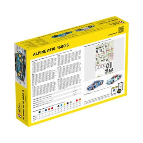 STARTER KIT Rallywagen Alpine A110 (1600)  1:24 - 2
