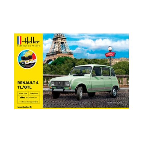 STARTER KIT Renault 4l 1:24 - 3