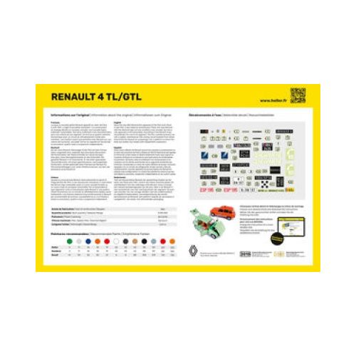 STARTER KIT Renault 4l 1:24 - 4