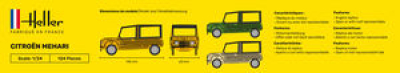 STARTER KIT Citroen Mehari (Version 1)  1:24 - 5