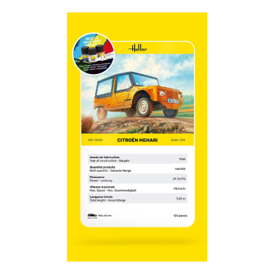 STARTER KIT Citroen Mehari (Version 1)  1:24 - 6