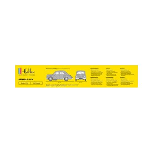 STARTER KIT Renault 4 CV 1:24 - 5