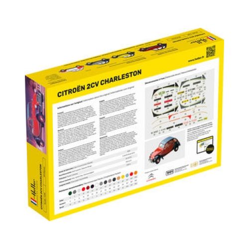 STARTER KIT Citroen 2CV Charleston  1:24 - 2