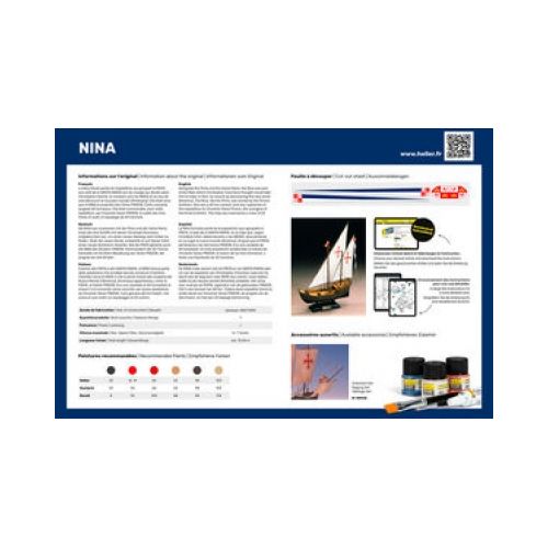 STARTER KIT Christoph Kolumbus NINA 1:75 - 4