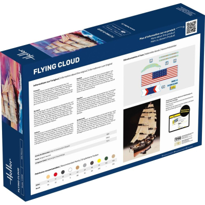 STARTER KIT Segelschiff Flying Cloud  1:200 - 2