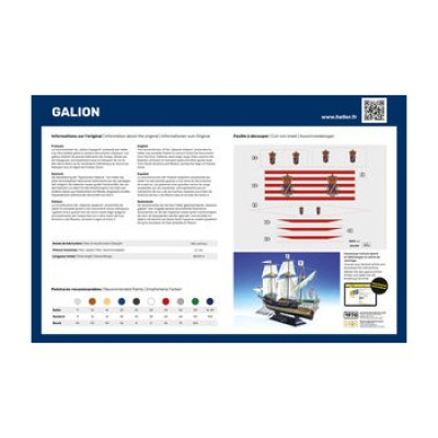 STARTER KIT Segelschiff Spanischen Galeone Galion  1:200 - 4