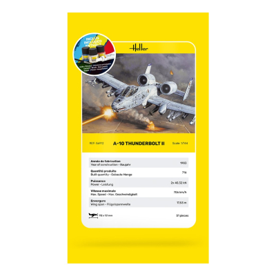 STARTER KIT A-10 Thunderbolt II  1:144 - 6