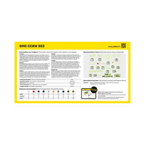 STARTER KIT LKW Truck - GMC CCKW 353 1:72 - 4