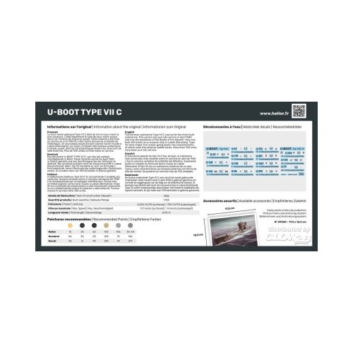 STARTER KIT U-Boot Type VII C 1:400 - 4