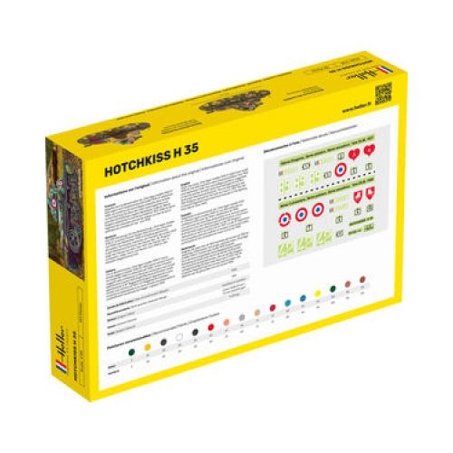 STARTER KIT Panzer HOTCHKISS  1:35 - 2