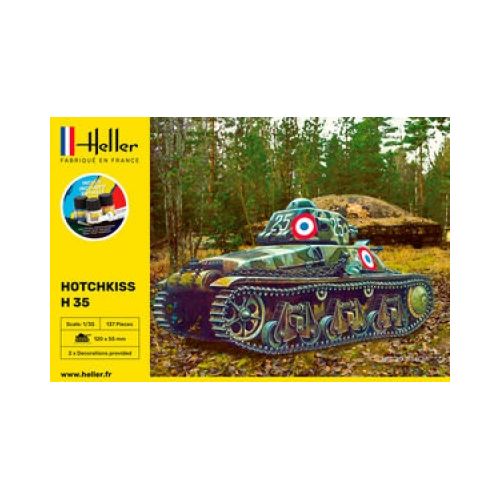 STARTER KIT Panzer HOTCHKISS  1:35 - 3