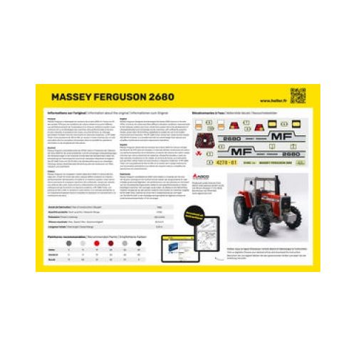 STARTER KIT Traktor Massey Ferguson 2680 1:24 - 4