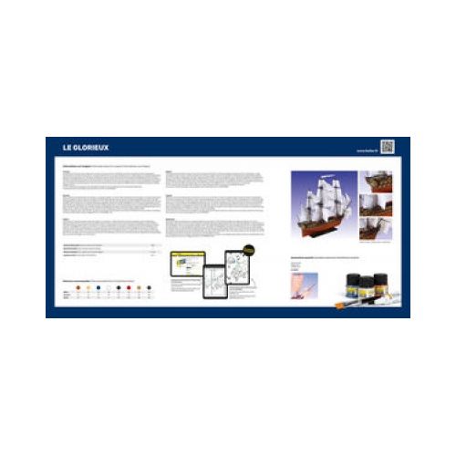 STARTER KIT Segelschiff Le Glorieux 1:150 - 4