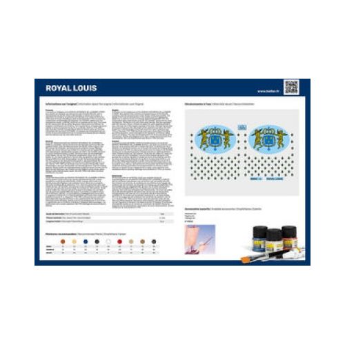 STARTER KIT Segelschiff Royal Louis  1:200 - 4