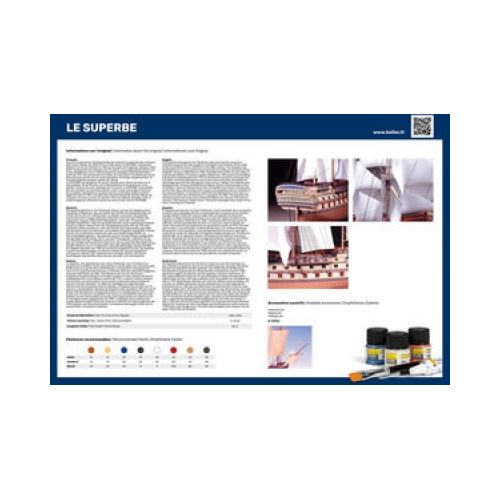 STARTER KIT Segelschiff Le Superbe 1:150 - 4