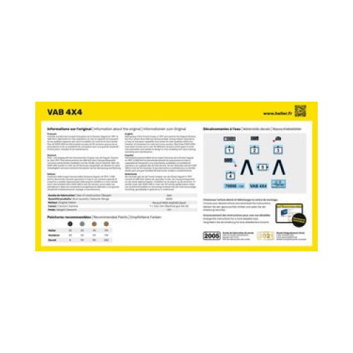 Schützenpanzer - Spähpanzer VAB 4X4  1:72 - 4