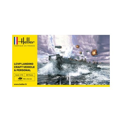LCVP Normandie Landungsboot mit Besatzung  1:72 - 3