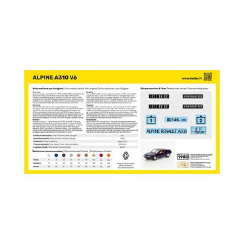 Sportwagen Alpine A310  1:43 - 4