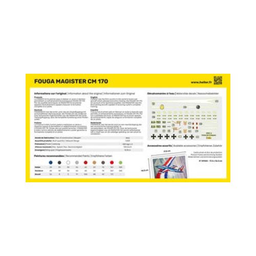 Fouga Magister CM 170  1:72 - 4