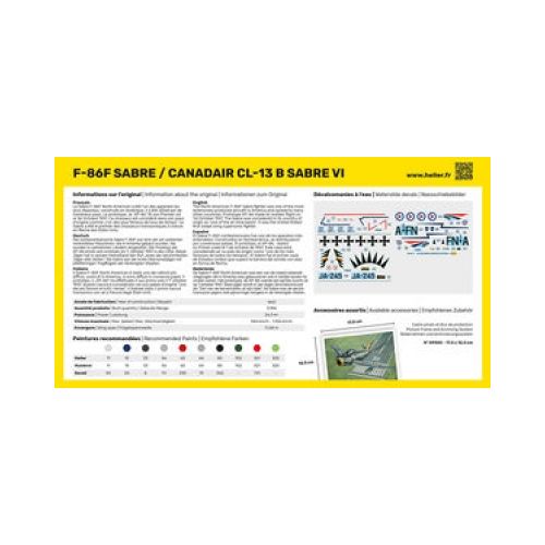 F-86F SABRE / CANADAIR CL-13 B Sabre VI  1:72 - 4