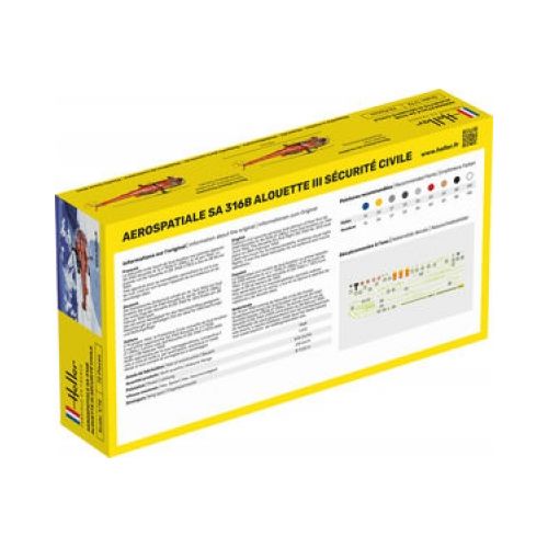 Helikopter Alouette III Sécurité Civile  1:72 - 2