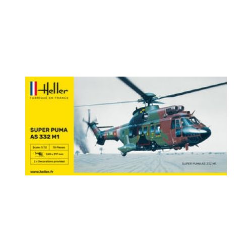 Helikopter Hubschrauber Super Puma AS 332 M1 1:72 - 3