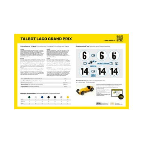 Rennwagen Talbot Lago Grand Prix  1:24 - 4