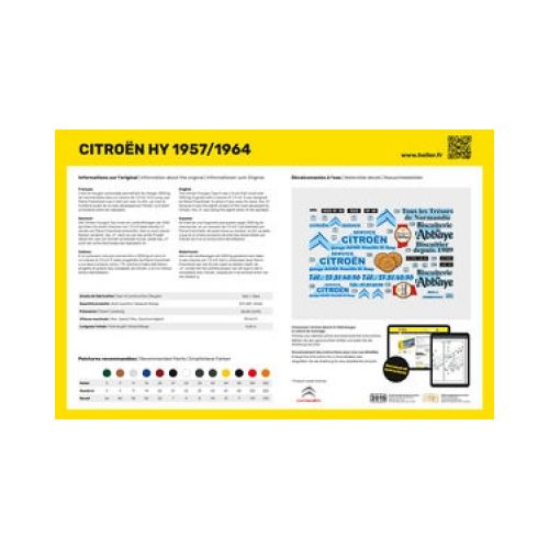 CITROEN Type H - 2 Dekovarianten 1:24 - 4