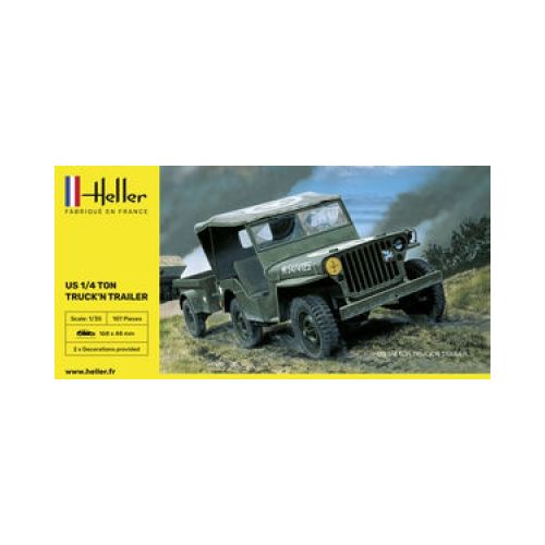 Militärjeep US 1/4 Ton Truck 'n Trailer 1:35 - 3