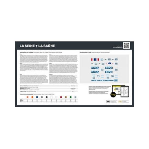 LA SEINE + LA SAONE TWINSET  1:400 - 4