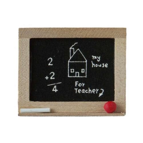 Schiefer Wandtafel 4 x 4 cm