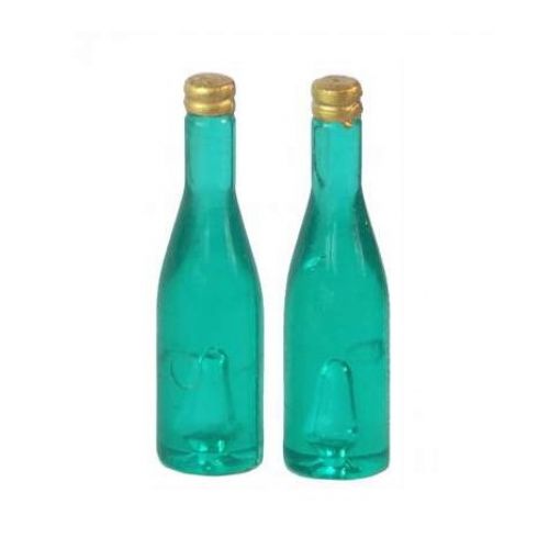 Weinflasche ohne Etikett - Hellgrün 0,75L