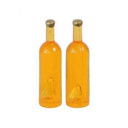 Weinflasche ohne Etikett - Orangefarben 1L