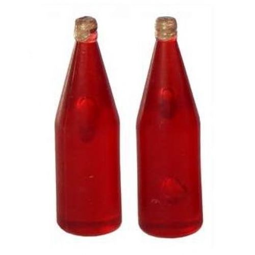 Saftflasche ohne Etikett - Rot 1L