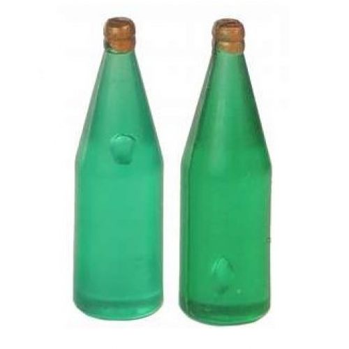 Saftflasche ohne Etikett - Grün 1L