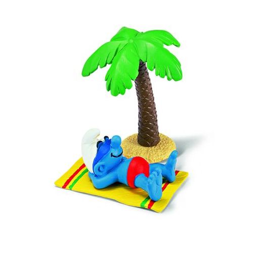 Schleich 40261 - Schlümpfe - Urlauber Schlumpf