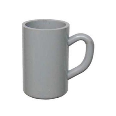 Bierkrug grau aus Kunststoff 2,5 cm 1:8