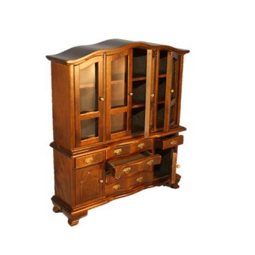 Esszimmer Büffet Holz mittelbraun  1:12 - 2